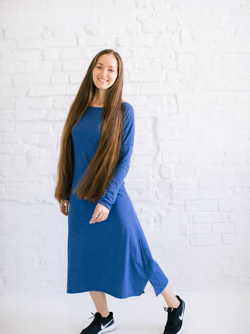 Сукня Casual_синій
