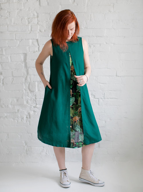 Сукня Twin_смарагд чорний